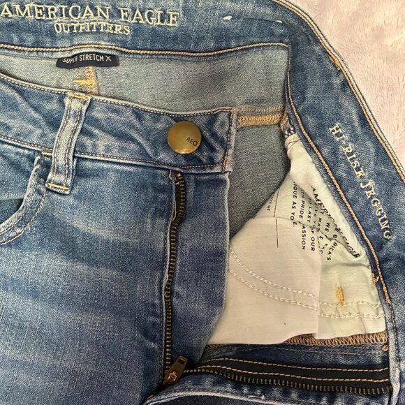 American Eagle Hi-Rise Jegging Size 6 - Picture 3 of 4